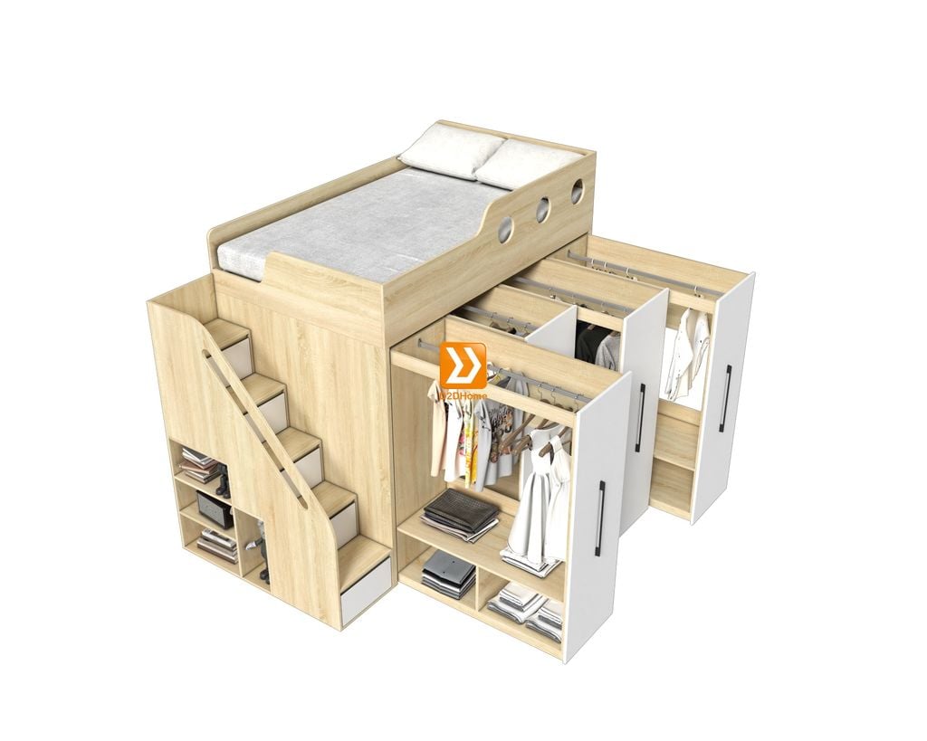 Hệ giường tầng tiêu chuẩn HGT.TC20