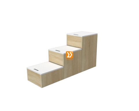 Hệ tủ liền giường TLG.01