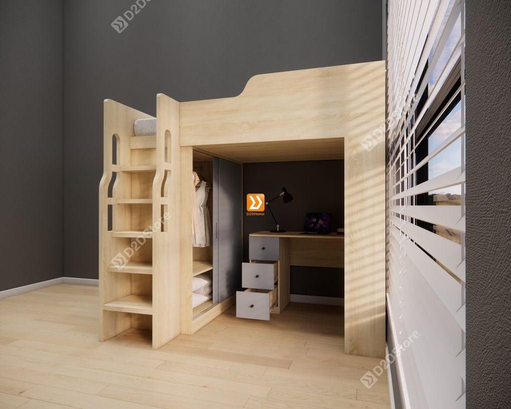 Hệ giường tầng tiêu chuẩn HGT.TC14