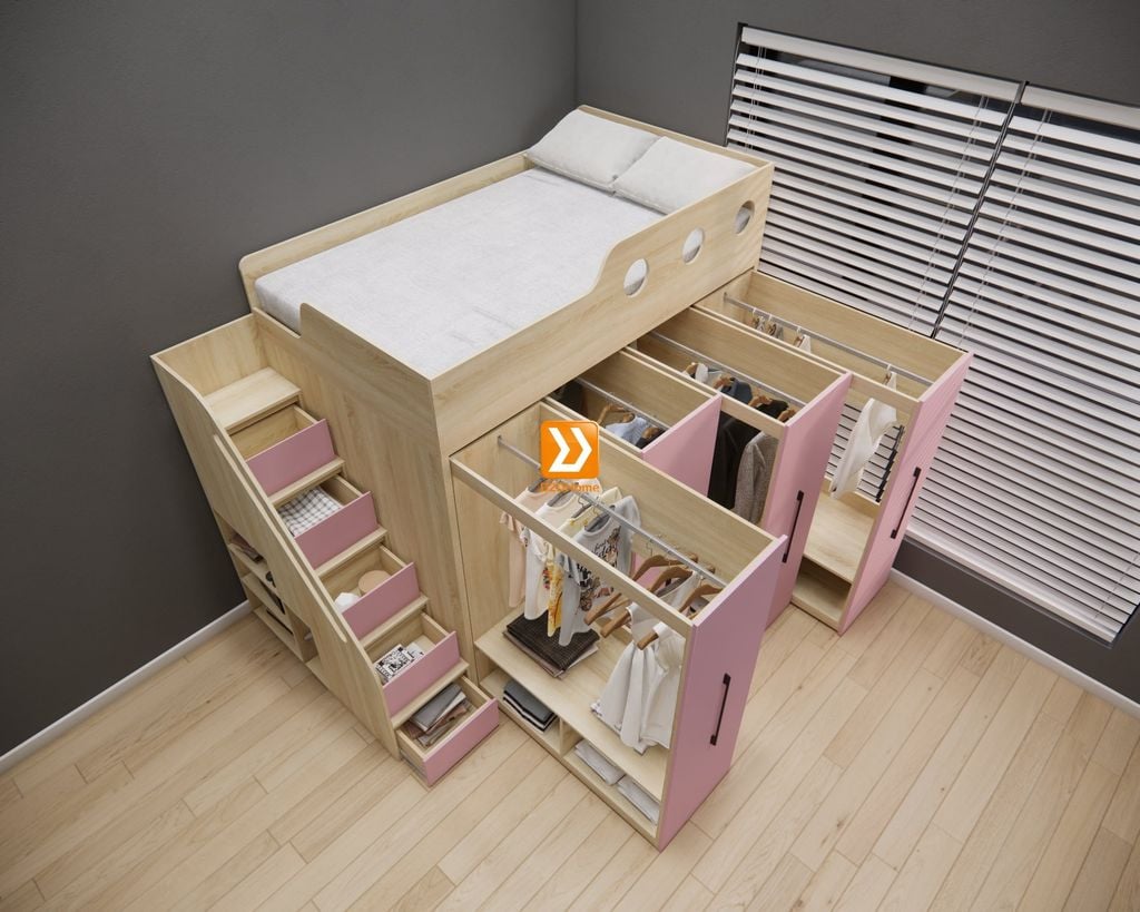 Hệ giường tầng tiêu chuẩn HGT.TC20