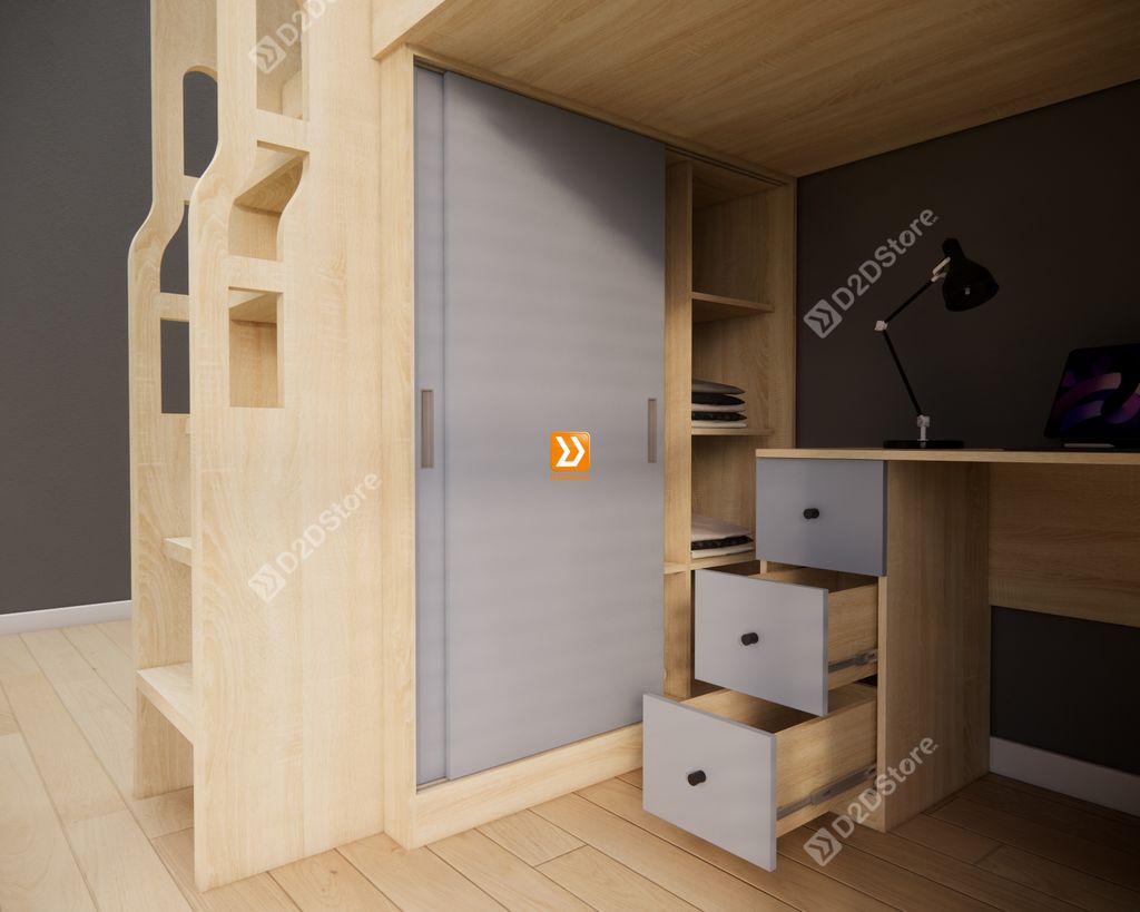 Hệ giường tầng tiêu chuẩn HGT.TC14