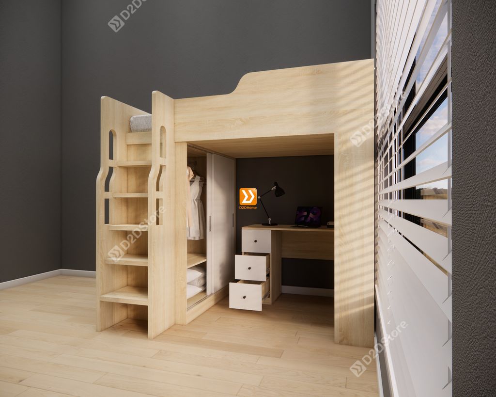 Hệ giường tầng tiêu chuẩn HGT.TC14
