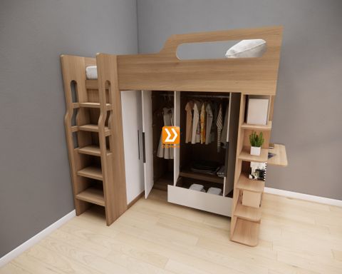 Hệ giường tầng tiêu chuẩn HGT.TC21
