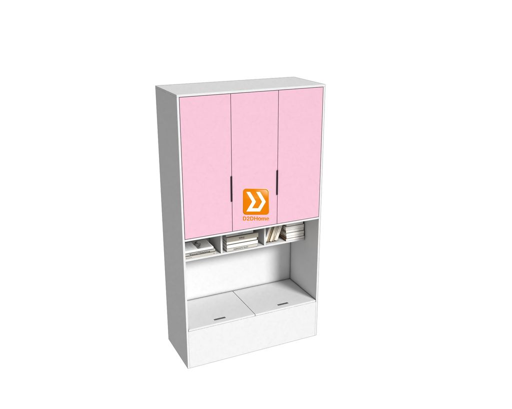 Hệ tủ liền giường TLG.02