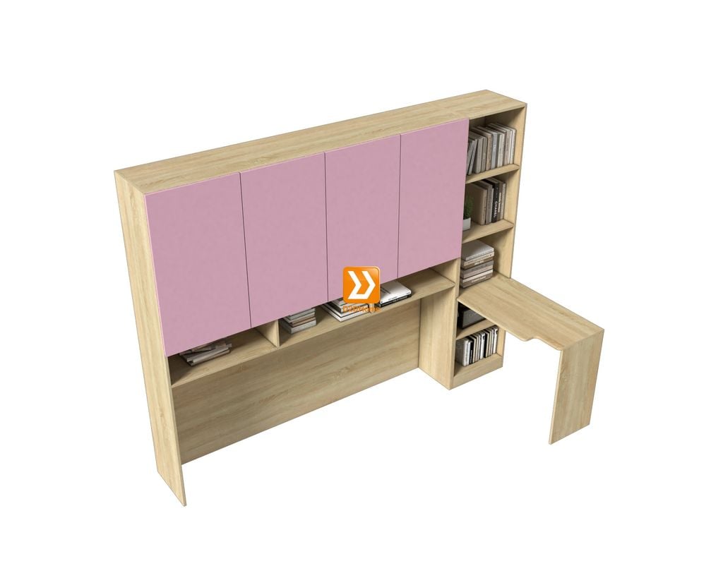Hệ tủ liền giường TLG.03