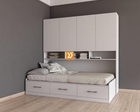 Hệ tủ liền giường TLG.04