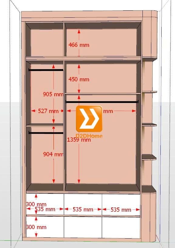 Phòng ngủ giường tầng cho 2 bé gái nhà anh Johny Nguyễn
