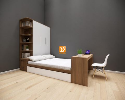 Hệ tủ liền giường TLG.14
