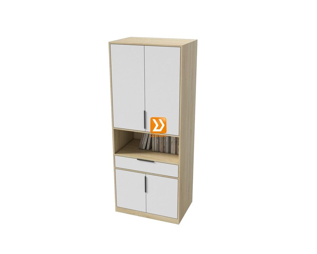 Hệ giường tủ bàn kết hợp cho phòng nhỏ 8m2 nhà chị Hồng Mơ