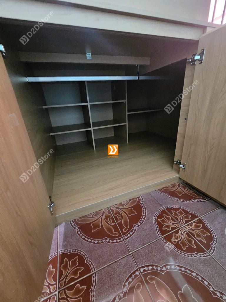 Giường thông minh tích hợp nhiều công năng tủ áo ngăn kéo kệ sách mã GTM.DN01 - Ảnh 12