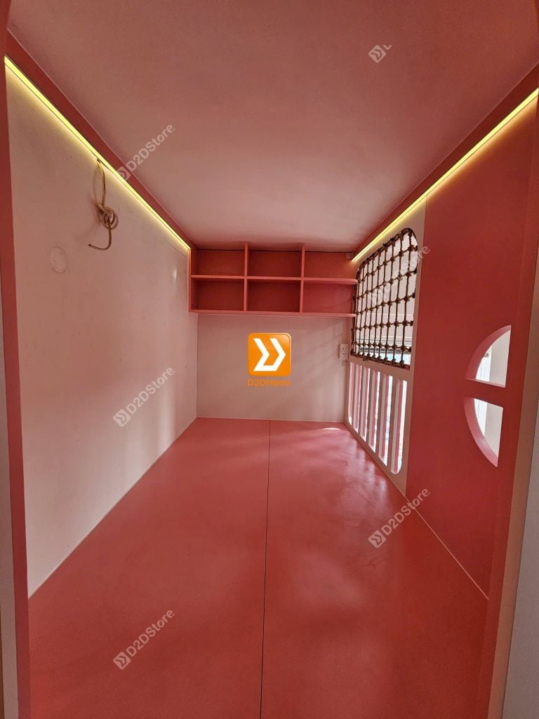 Phòng ngủ giường tầng cho 2 bé gái nhà anh Quốc Cường