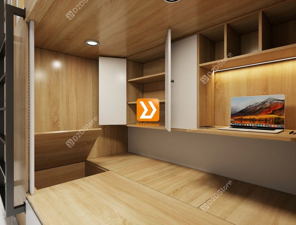 Giường sleepbox cho thuê nhà chị Thúy Trần