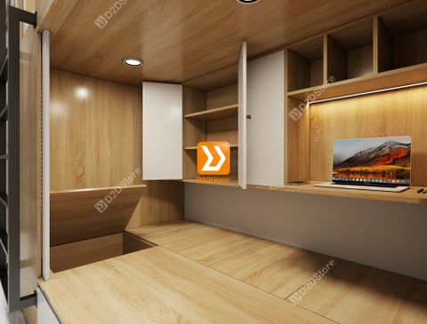 Giường sleepbox cho thuê nhà chị Thúy Trần