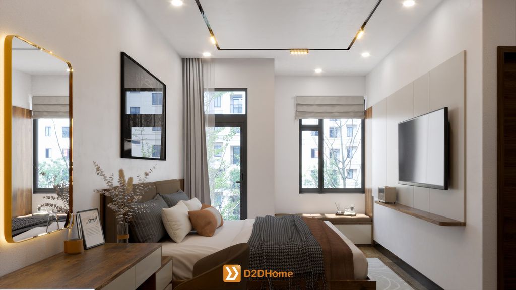 Nhà phố phường Dĩ An 3 phòng ngủ nhà anh Chung