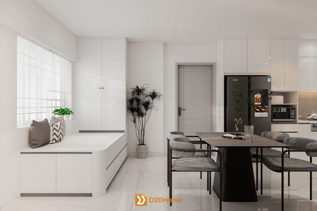 Chung cư Hiệp Thành căn hộ 3 phòng ngủ nhà chị Kiều