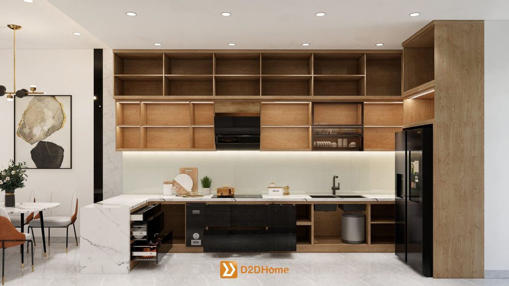 Nhà phố phường Bình Thạnh 3 phòng ngủ nhà chị Hải Âu