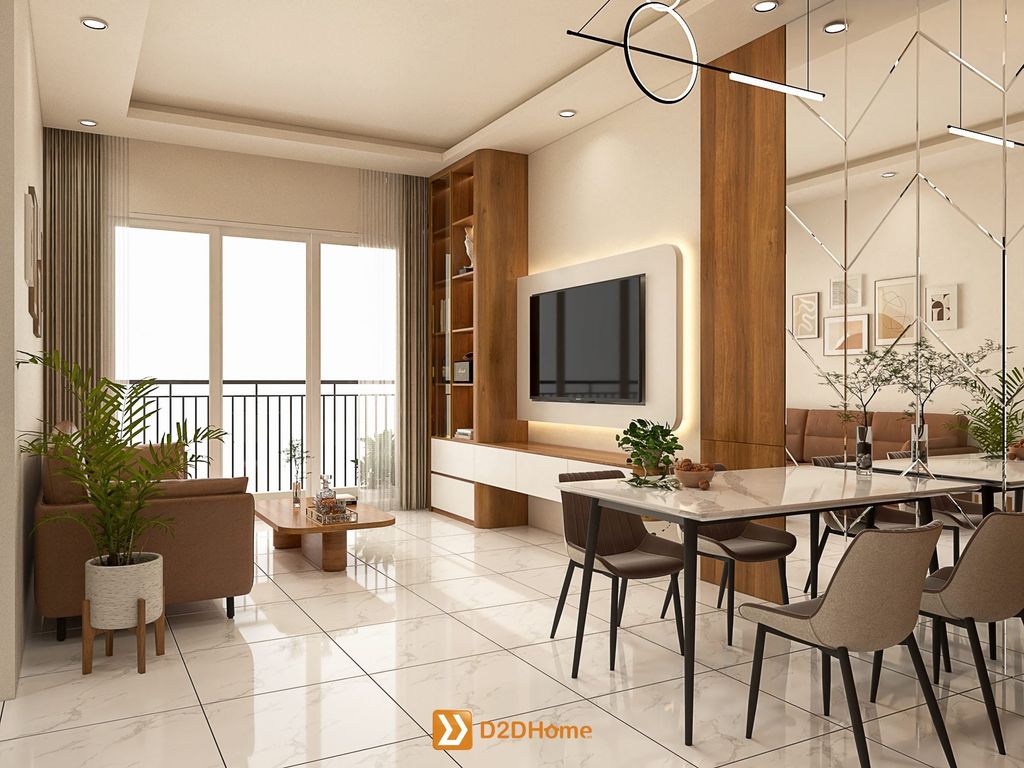 Chung cư 2 phòng ngủ nhà anh Vũ ở phường Bình Thạnh