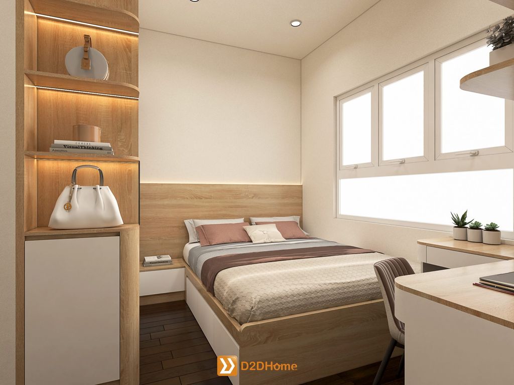 Chung cư 2 phòng ngủ nhà anh Vũ ở phường Bình Thạnh