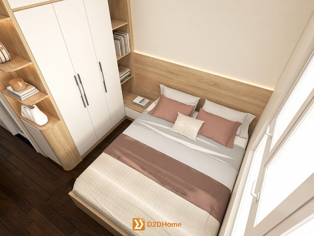 Chung cư 2 phòng ngủ nhà anh Vũ ở phường Bình Thạnh