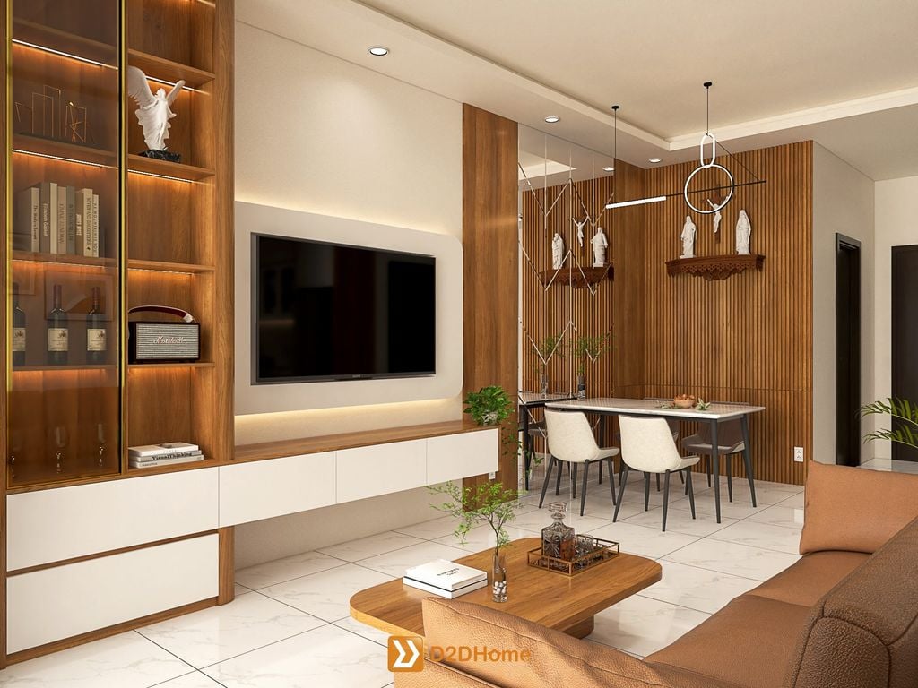 Chung cư 2 phòng ngủ nhà anh Vũ ở phường Bình Thạnh
