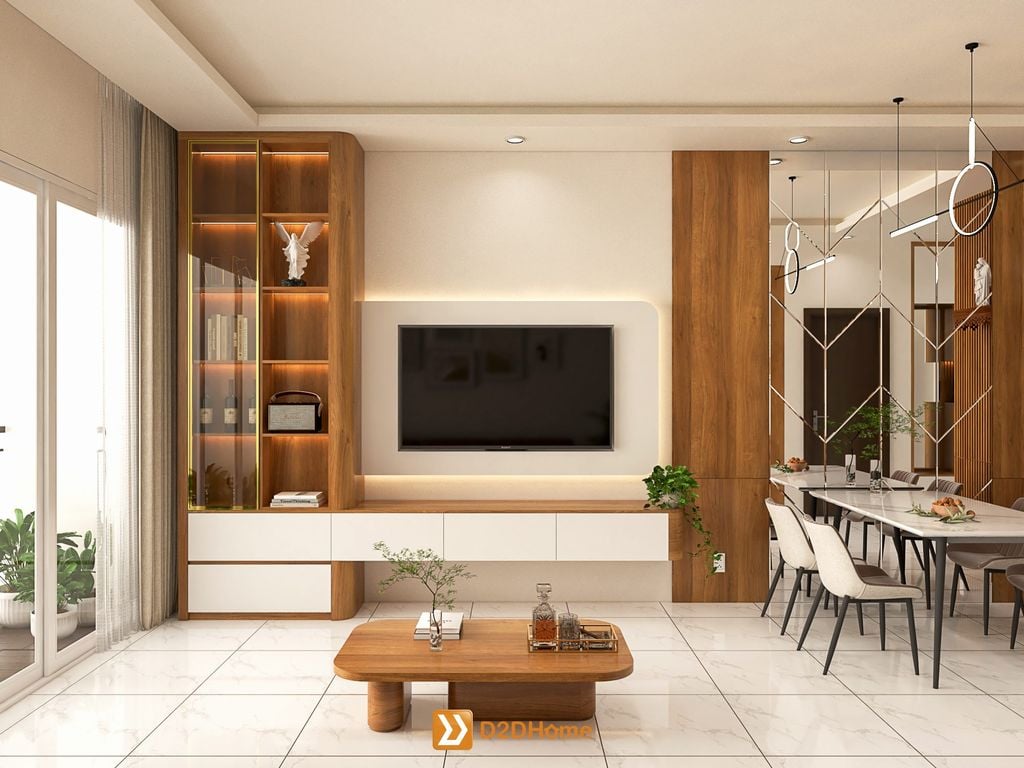 Chung cư 2 phòng ngủ nhà anh Vũ ở phường Bình Thạnh