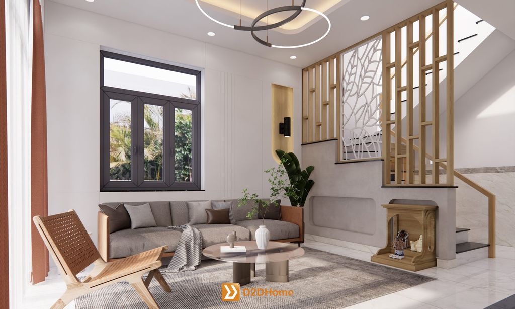 Nhà phố phường Bình Dương 3 phòng ngủ nhà anh Đức