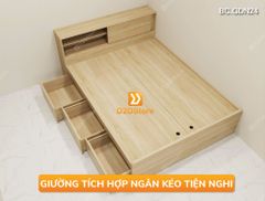 Giường thông minh nhiều ngăn lưu trữ nhiều kích thước mã BC.GDN24