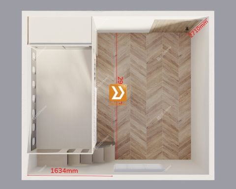 Phòng ngủ giường tầng cho 1 bé trai nhà chị Thu Hà Nội