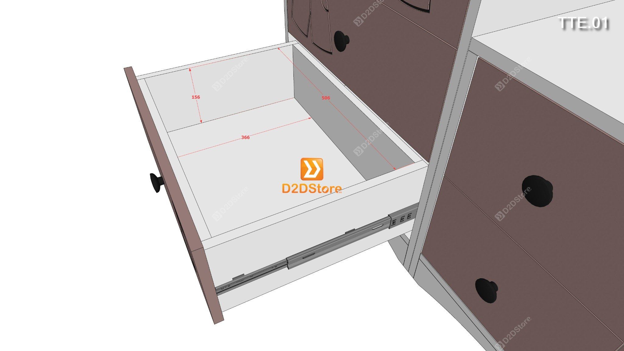  Tủ trẻ em TTE.01 