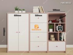 Bộ 3 tủ module cho bé đựng quần áo, sách vở, đồ chơi mã TMD.BE02
