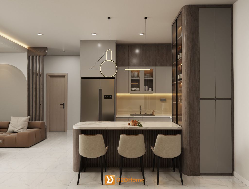 Green Town Bình Tân căn hộ 2 phòng ngủ nhà chị Uyên