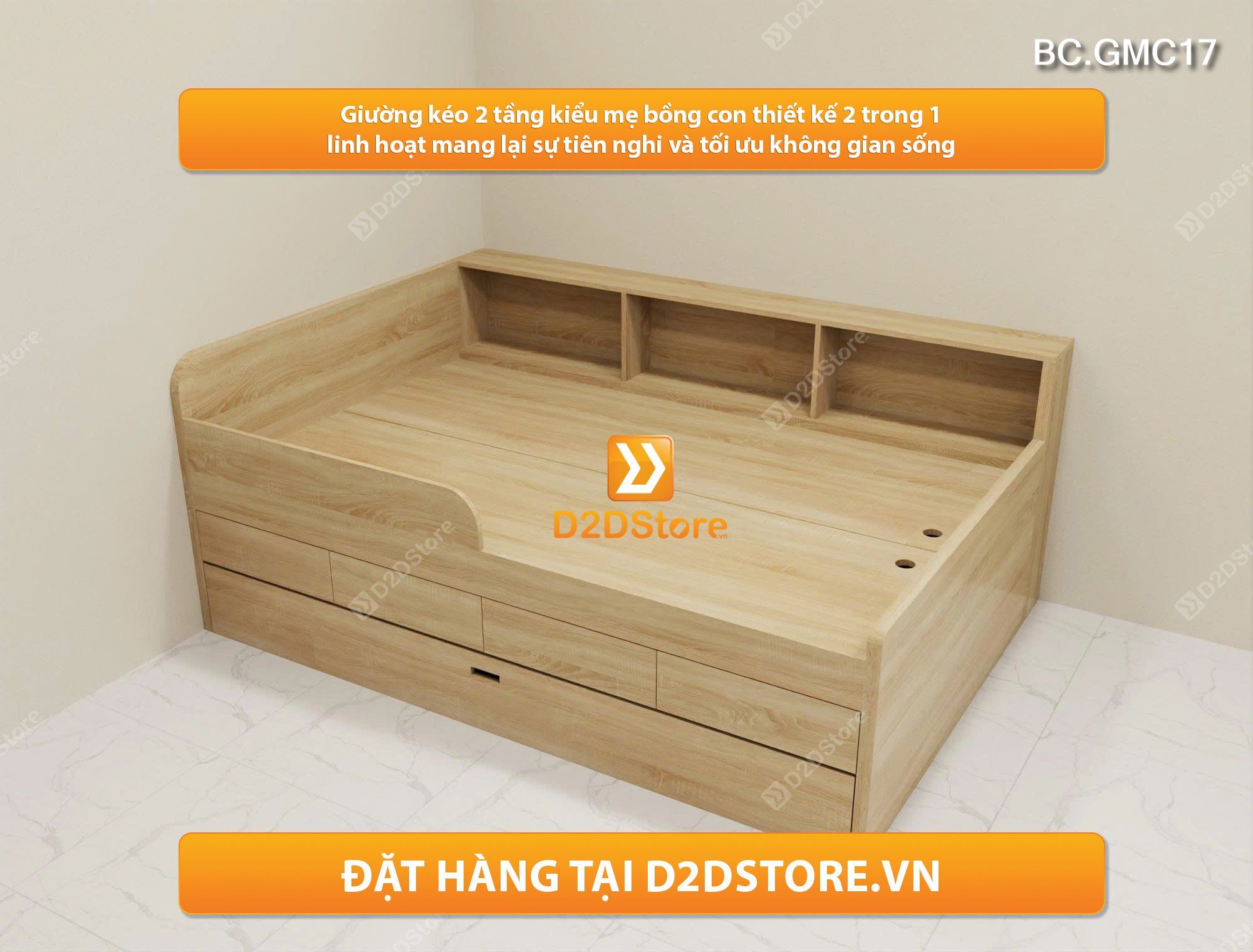  Giường kéo mẹ bồng con nhiều kích thước mã BC.GMC17 