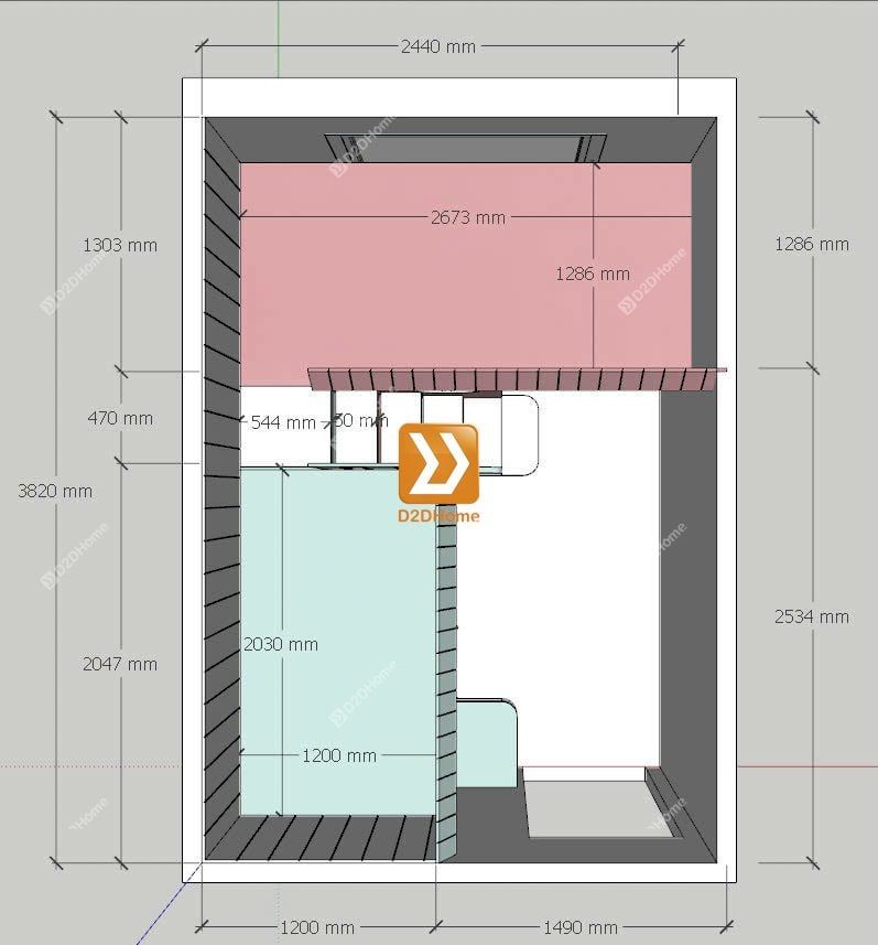  Phòng ngủ giường tầng cho 1 bé trai và 1 bé gái nhà chị Thảo Trần 