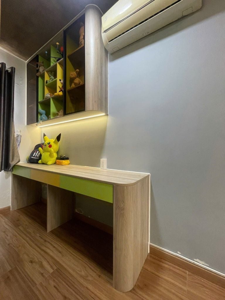 Phòng ngủ giường tầng cho 2 bé trai nhà chị Perong Trang