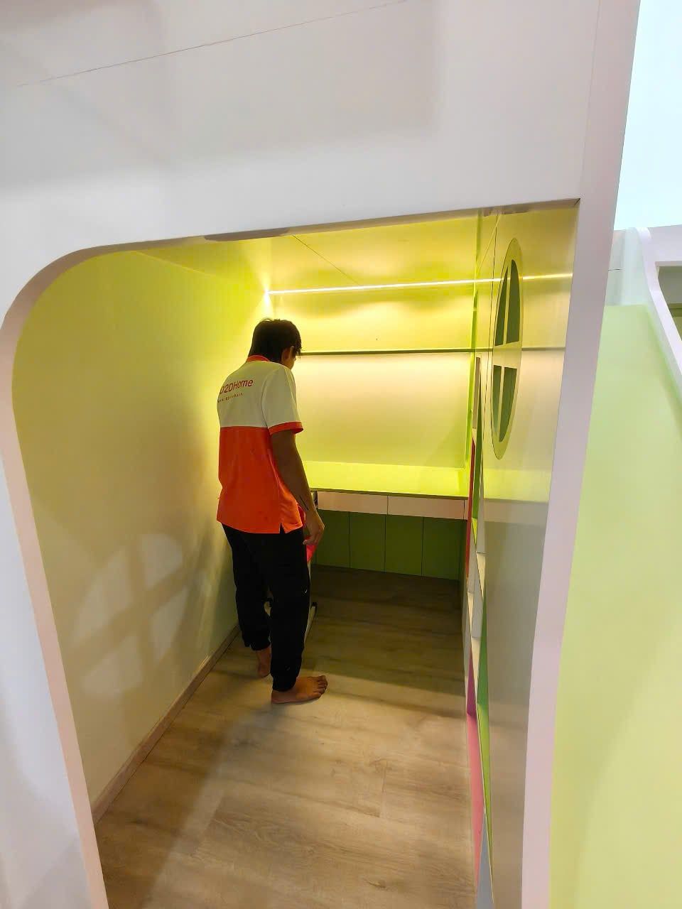  Phòng ngủ giường tầng cho 2 bé trai và gái nhà anh Minh Thi 