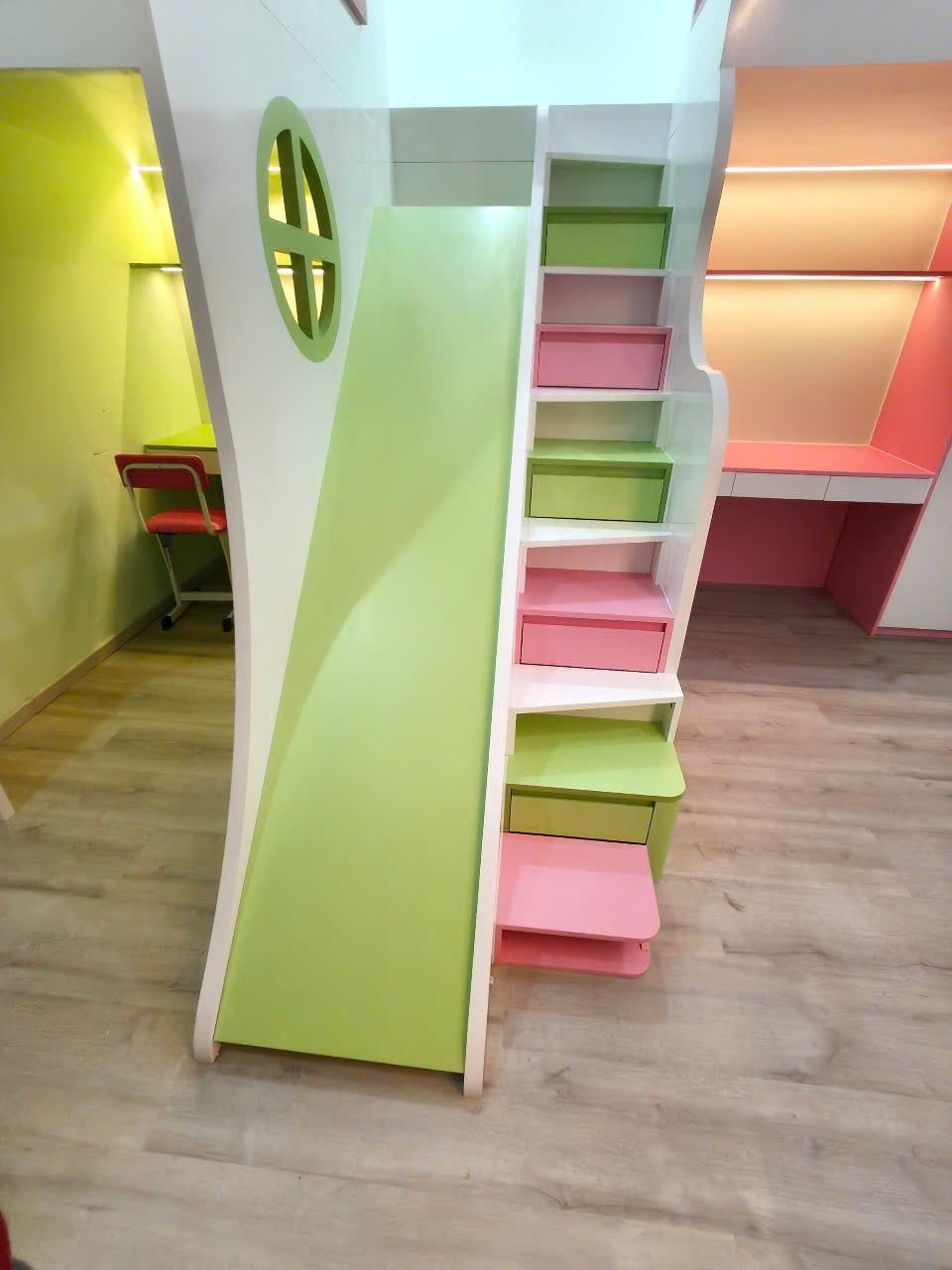  Phòng ngủ giường tầng cho 2 bé trai và gái nhà anh Minh Thi 