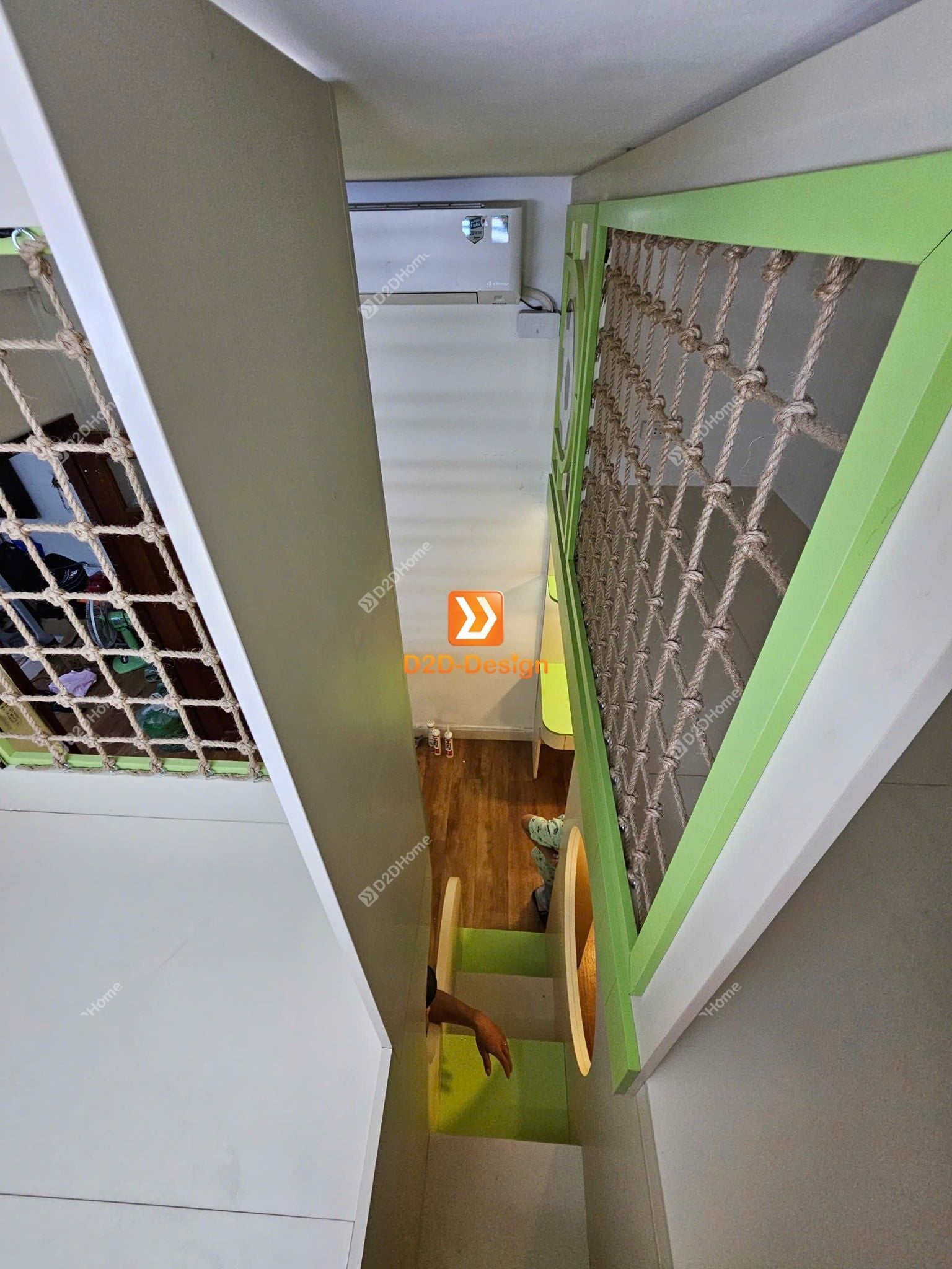  Phòng ngủ giường tầng cho 2 bé trai nhà chị Nguyệt Hiền 