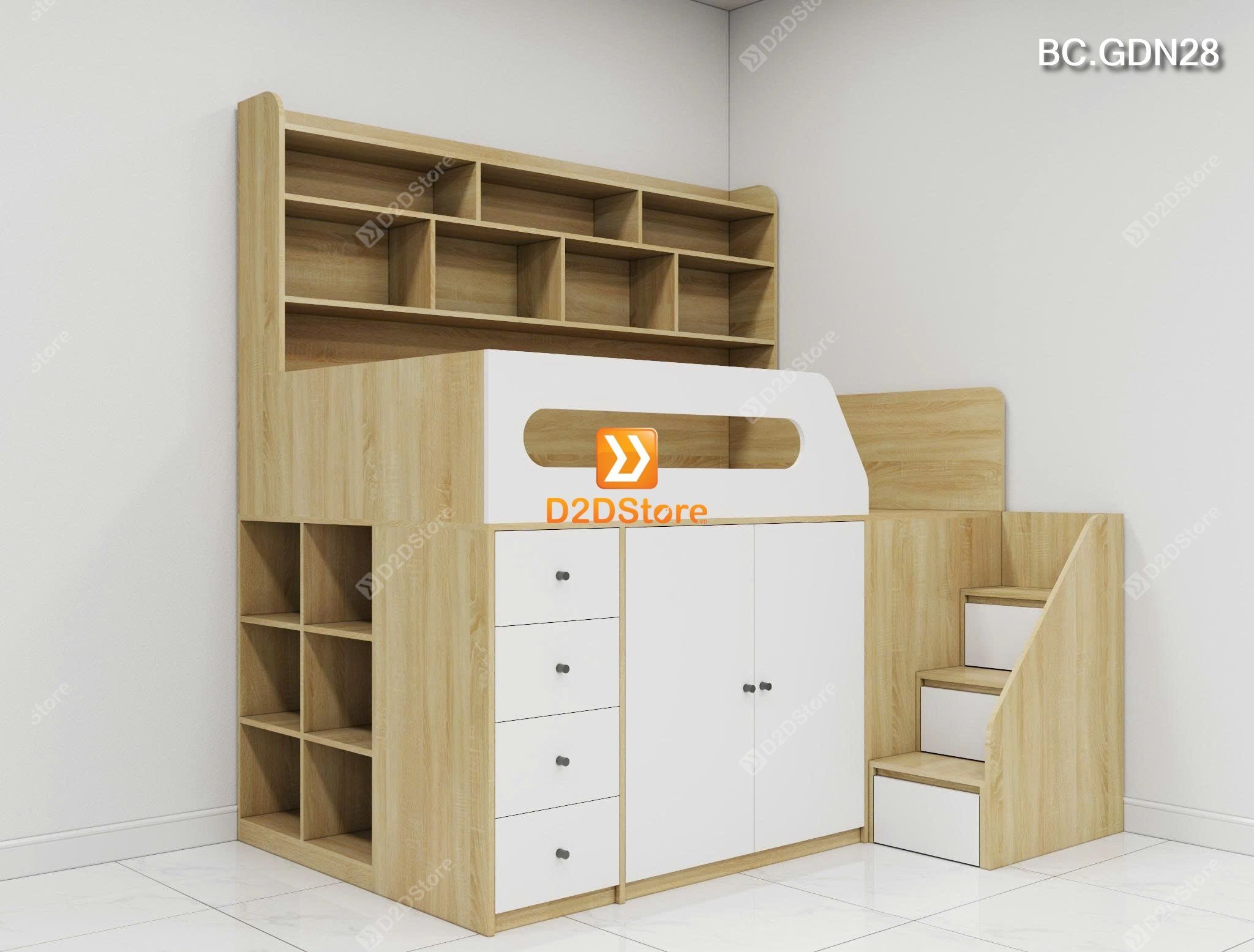  Giường đa năng lưu trữ thông minh BC.GDN28 
