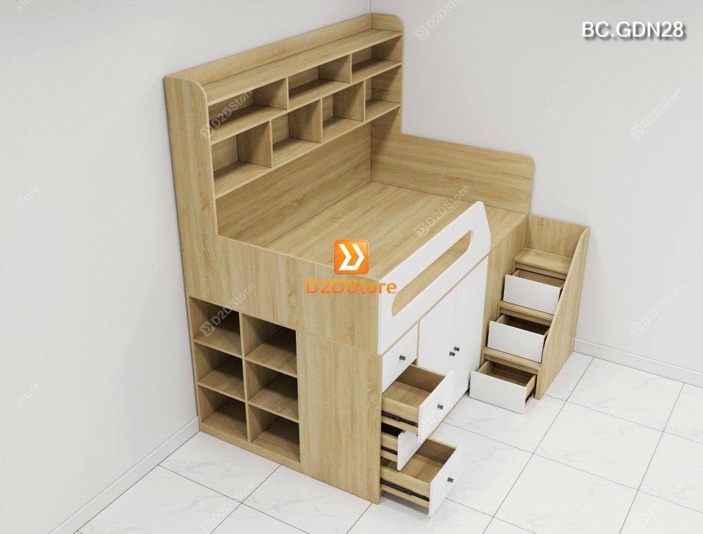 Giường đa năng lưu trữ thông minh BC.GDN28