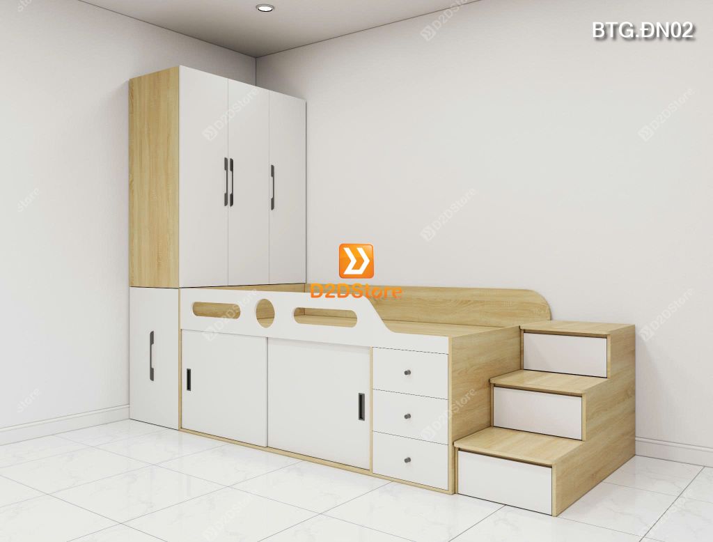 Bộ tủ giường đa năng BTG.ĐN02
