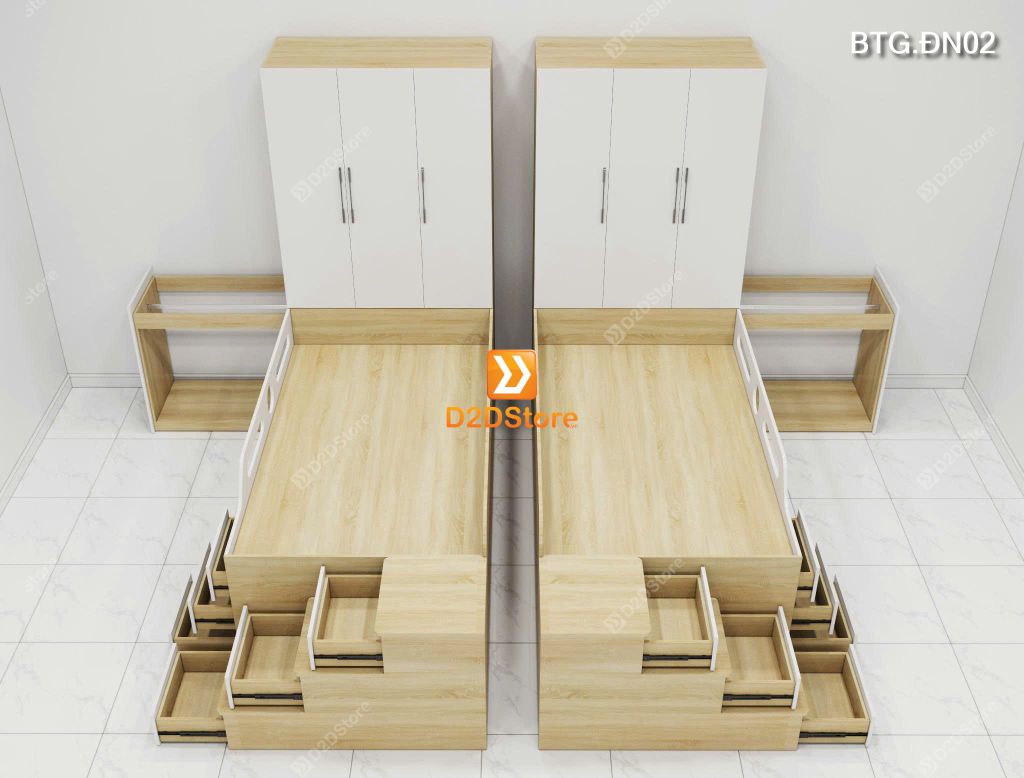 Bộ tủ giường đa năng BTG.ĐN02