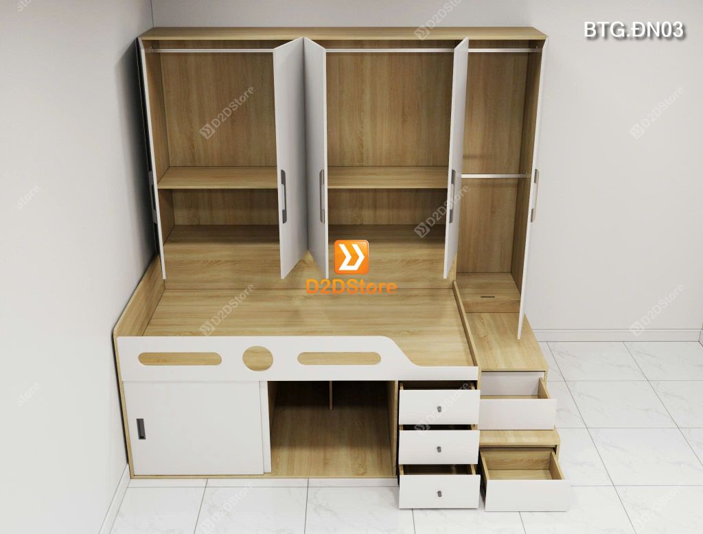 Bộ tủ giường đa năng BTG.ĐN03