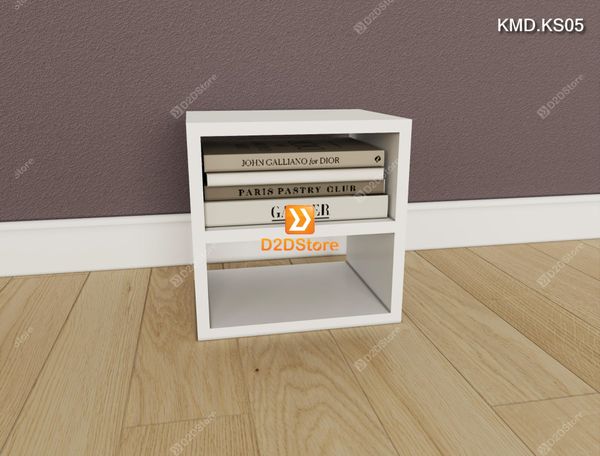 Bộ 16 kệ module xếp thành kệ sách sáng tạo cho bé nhiều màu mã KMD.KS05