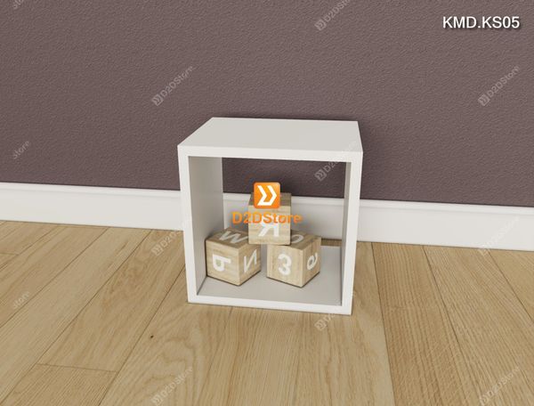 Bộ 16 kệ module xếp thành kệ sách sáng tạo cho bé nhiều màu mã KMD.KS05