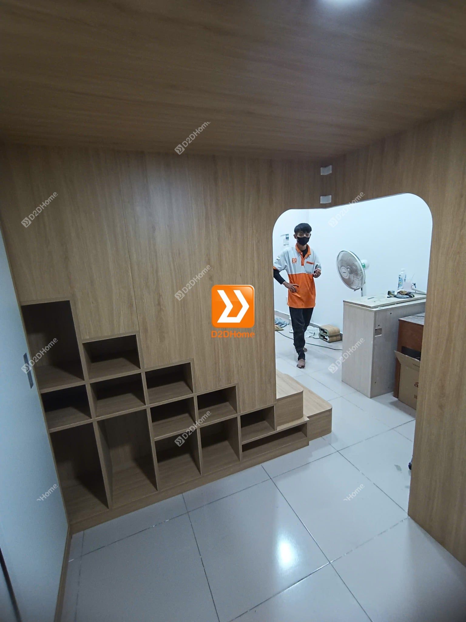  Phòng ngủ giường tầng cho 3 bé gái nhà chị Nguyên Thảo 