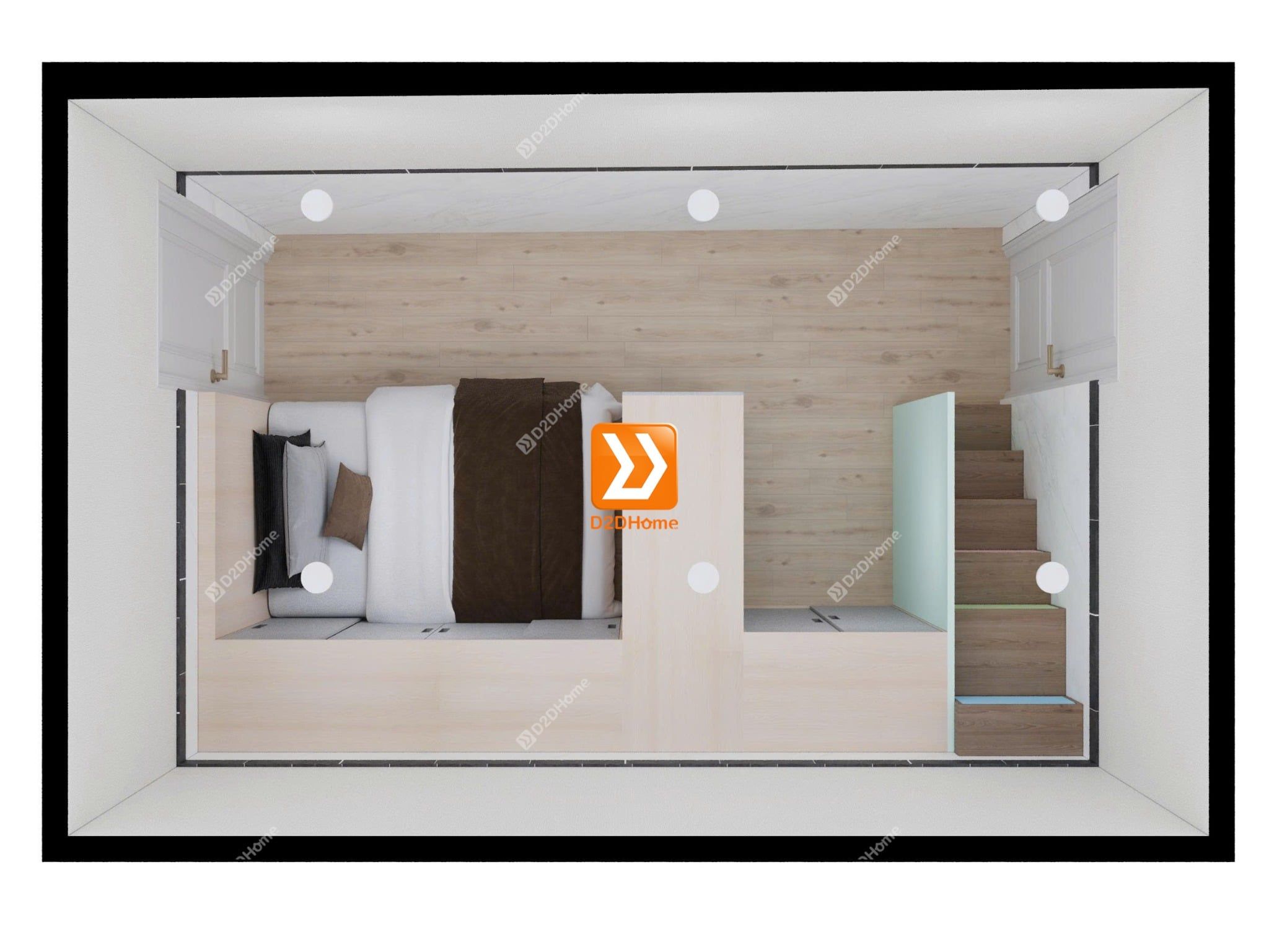  Phòng ngủ giường tầng cho 2 bé gái nhà chị Duy Khánh 