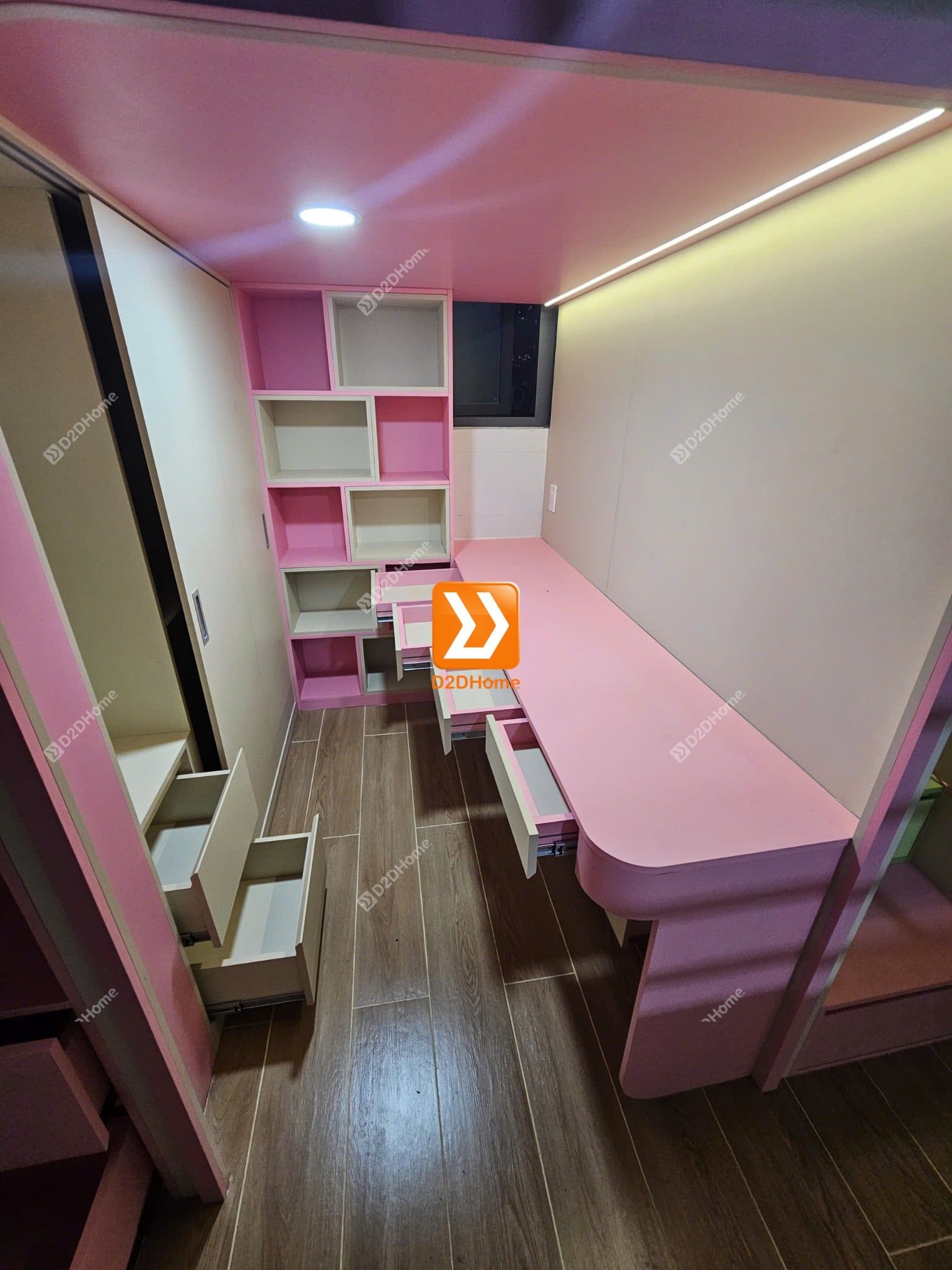  Phòng ngủ giường tầng cho 2 bé trai và gái nhà chị Tiêu Tình 