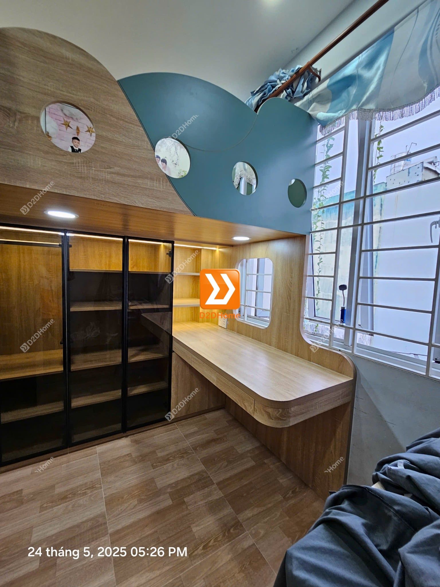  Phòng ngủ giường tầng cho 3 bé trai nhà anh Thái Phạm 