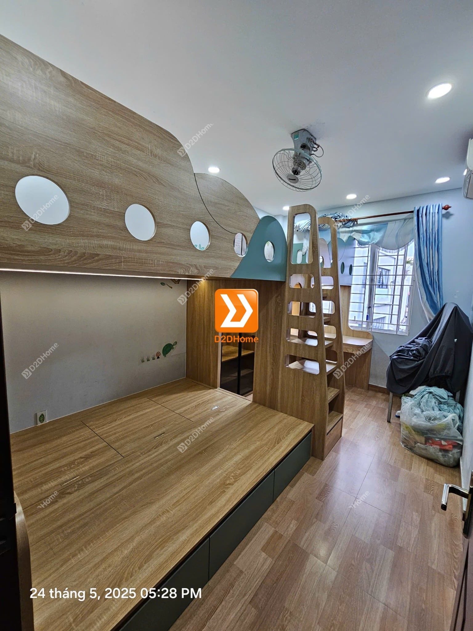  Phòng ngủ giường tầng cho 3 bé trai nhà anh Thái Phạm 