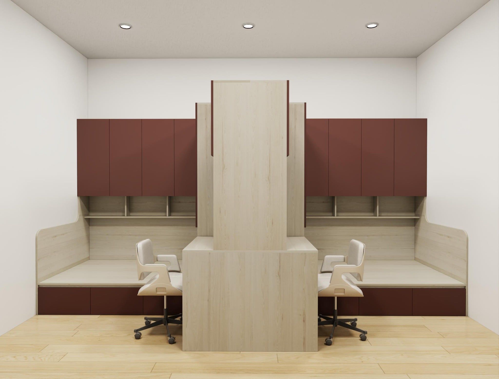 Hệ giường tủ đối xứng cho 2 bé nhà anh Duy Võ